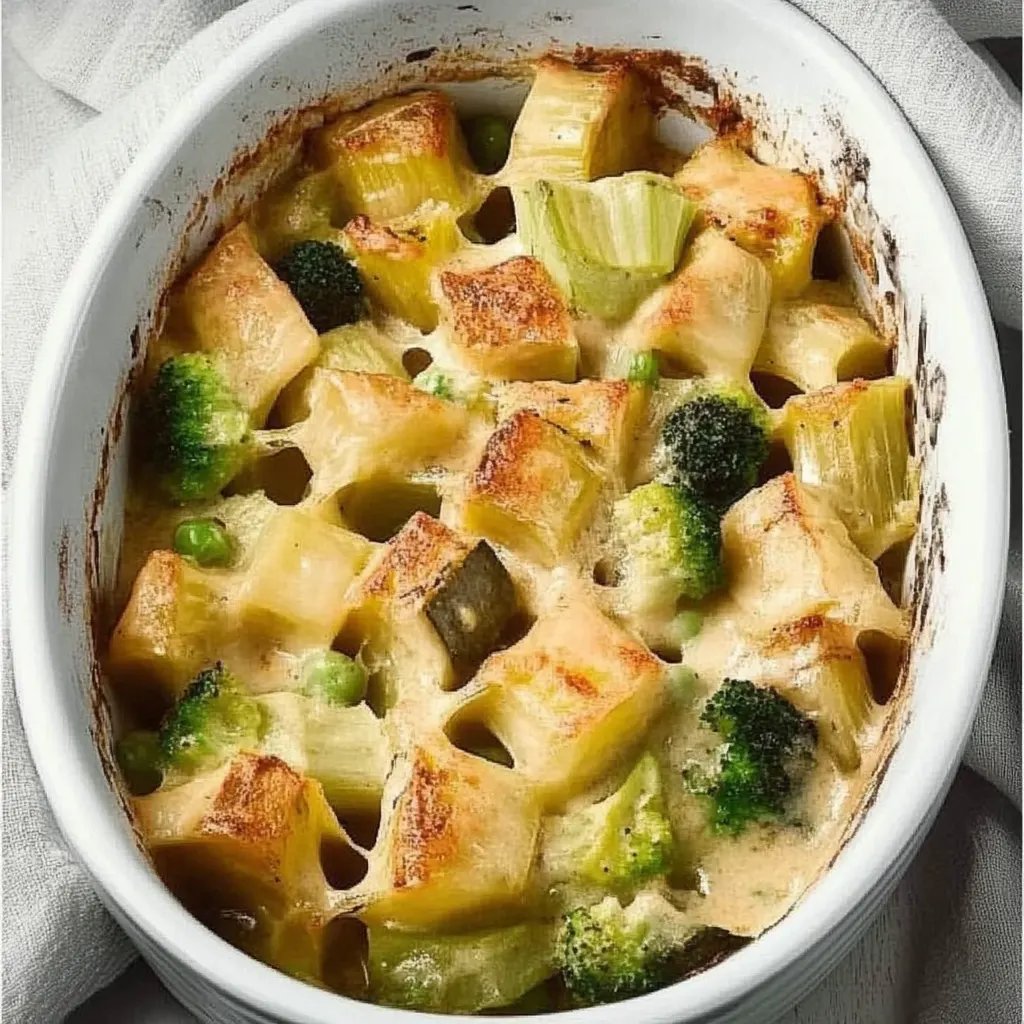 Kasseler-Rosenkohl-Auflauf