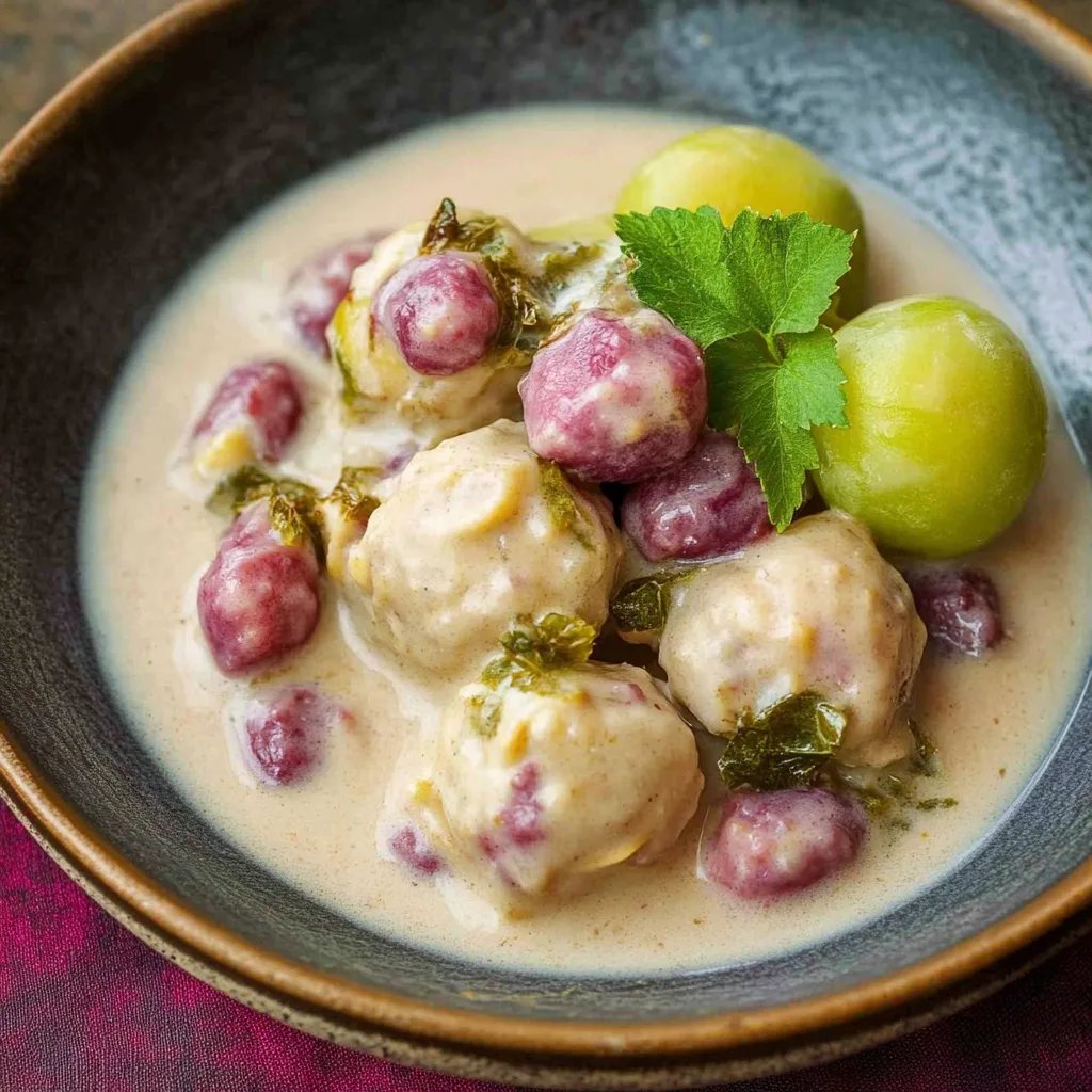 Rahm-Rosenkohl mit Speck und cremiger Soße