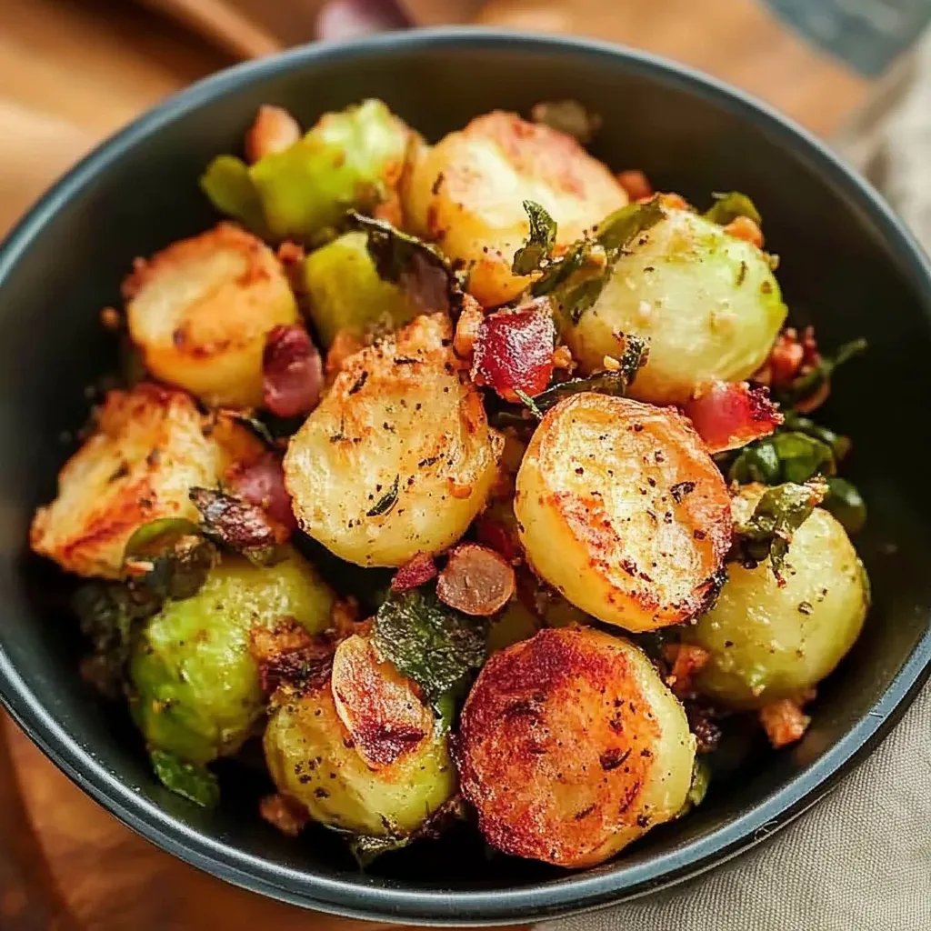 Rosenkohl-Kartoffel-Pfanne