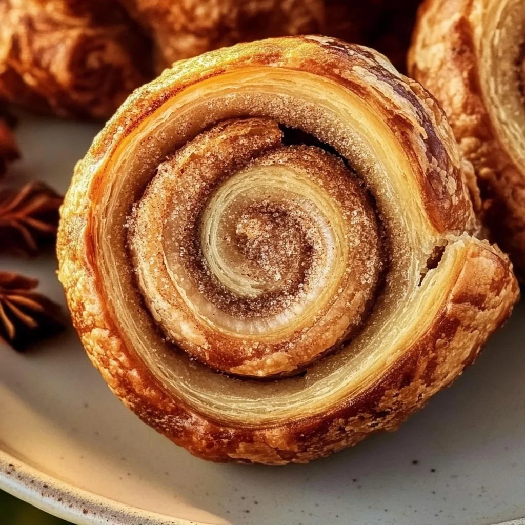 Zimtschnecken aus Blätterteig