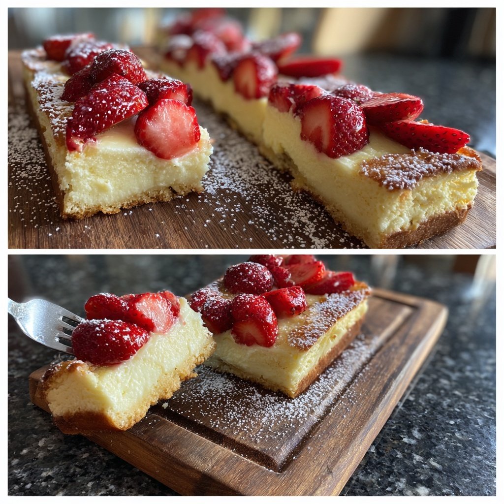 Erdbeer Quark Schnitten