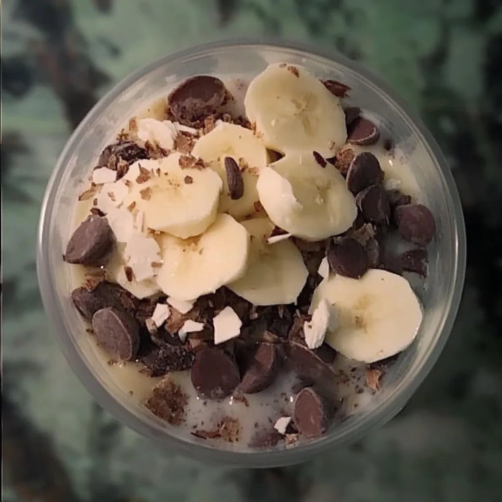 Haferflocken über Nacht eingeweicht