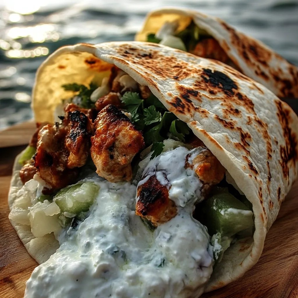 Mediterrane Hähnchen-Gyros
