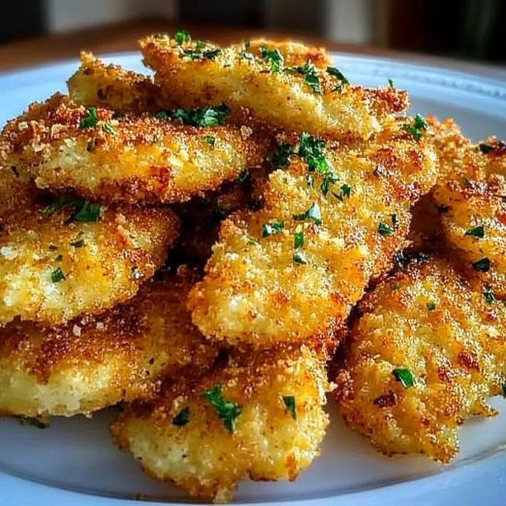 Blech knuspriges Parmesan-Knoblauch-Hähnchen