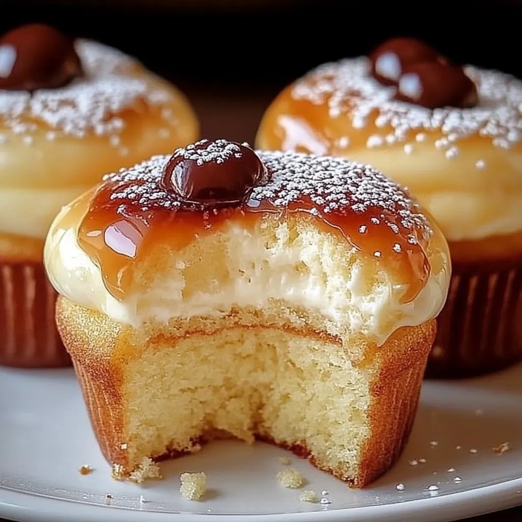Vanilleschoten-Crème-Brûlée-Käsekuchen-Cupcakes