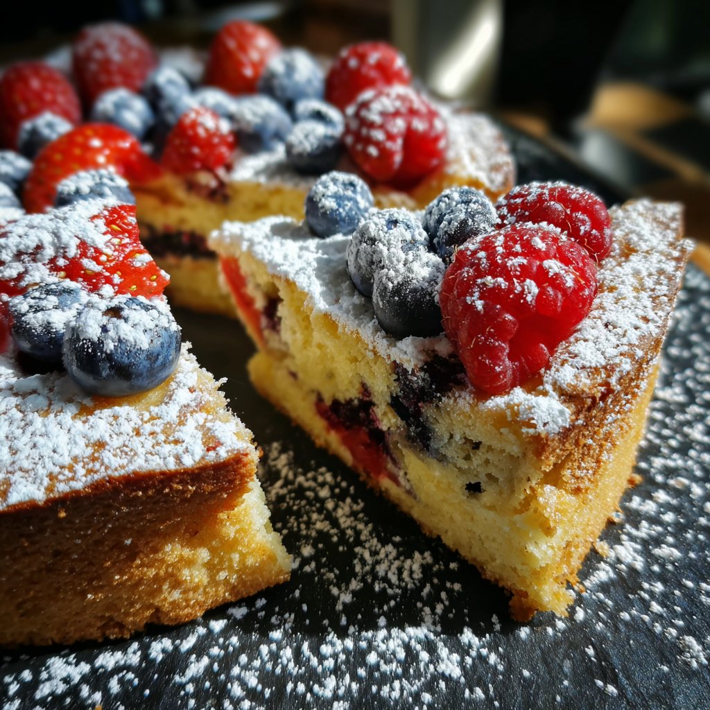 Kuchen mit wenigen Zutaten