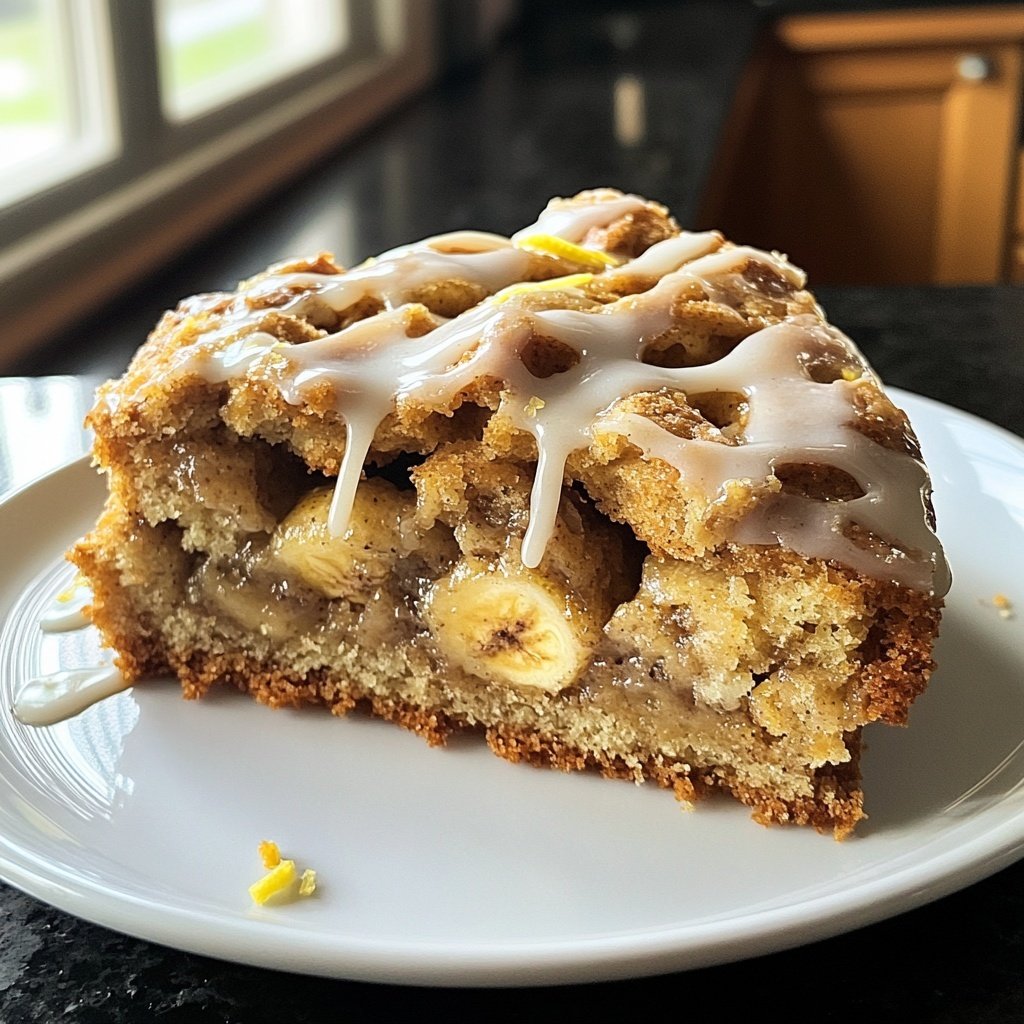Bananenkuchen mit Zitronennote