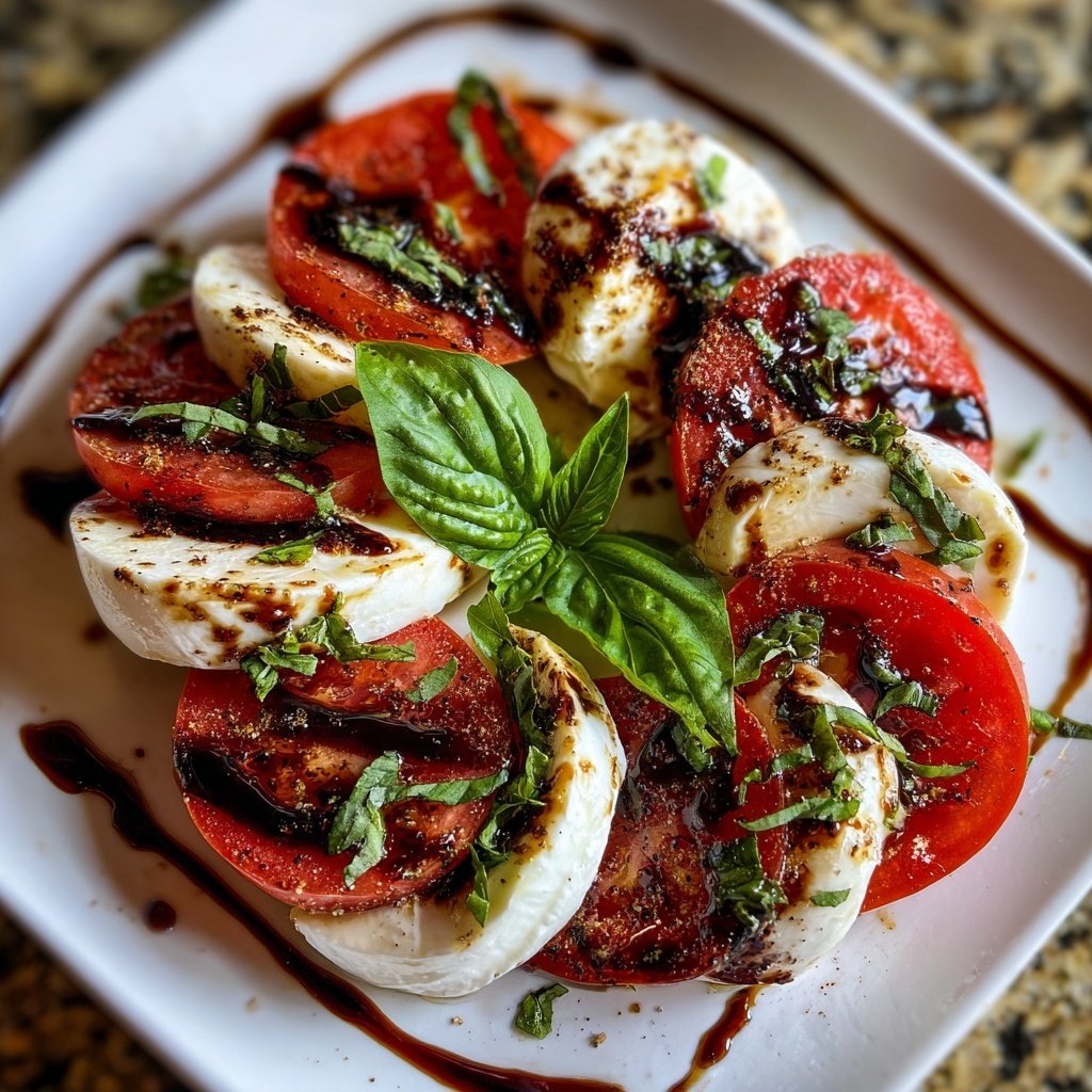 Caprese mit Büffelmozzarella