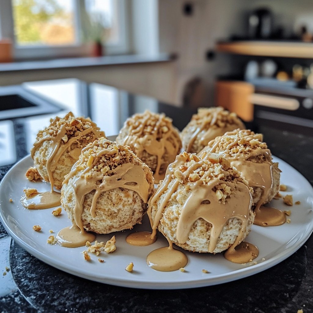 Protein Bällchen mit Vanille