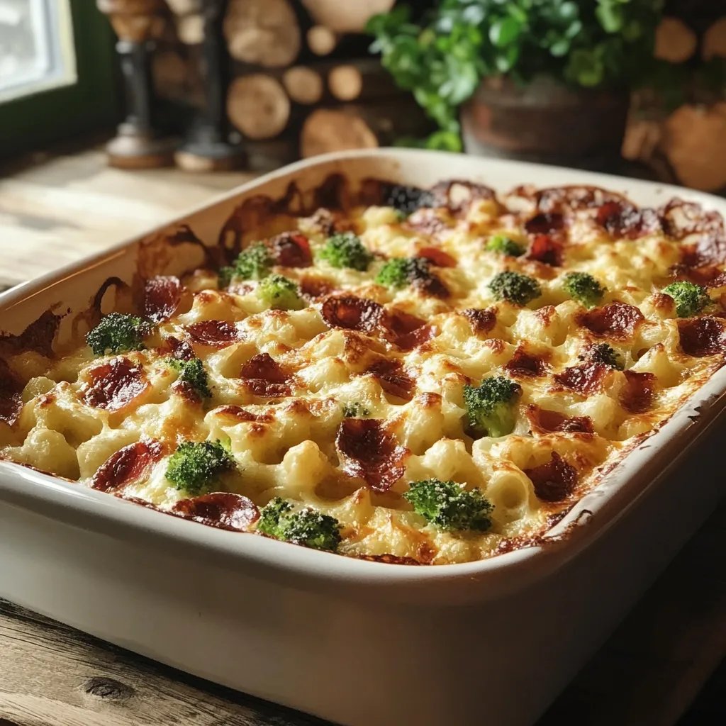 Rosenkohl-Spätzle-Auflauf