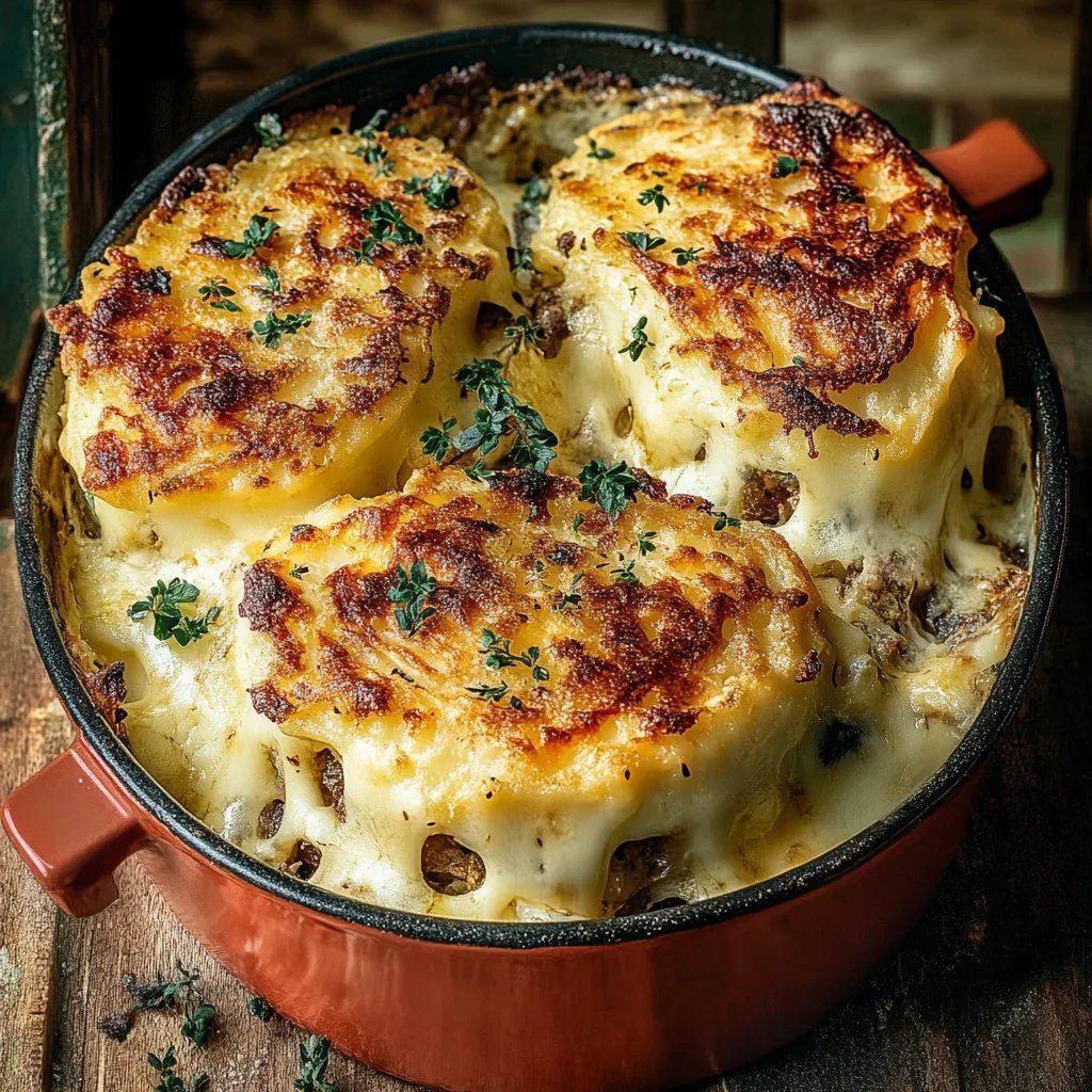 Cremig überbackener Spitzkohl mit Café de Paris Kruste