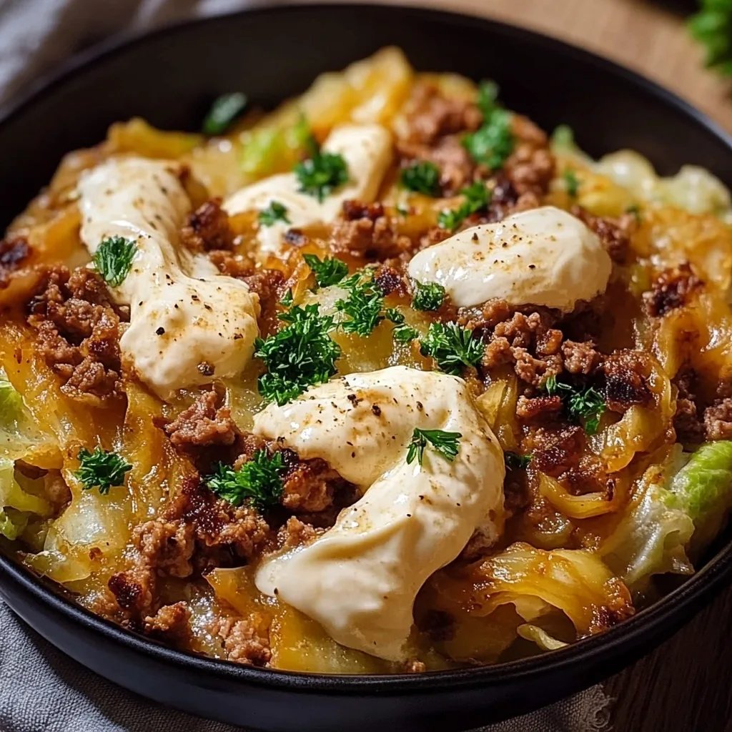 Bombastische Spitzkohl-Hackfleisch-Pfanne