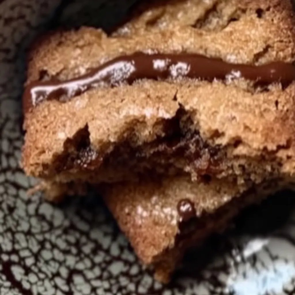 Schokoladenkekse mit brauner Butter