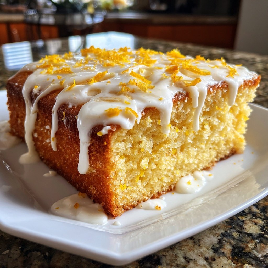 Zitronenkuchen mit Joghurt