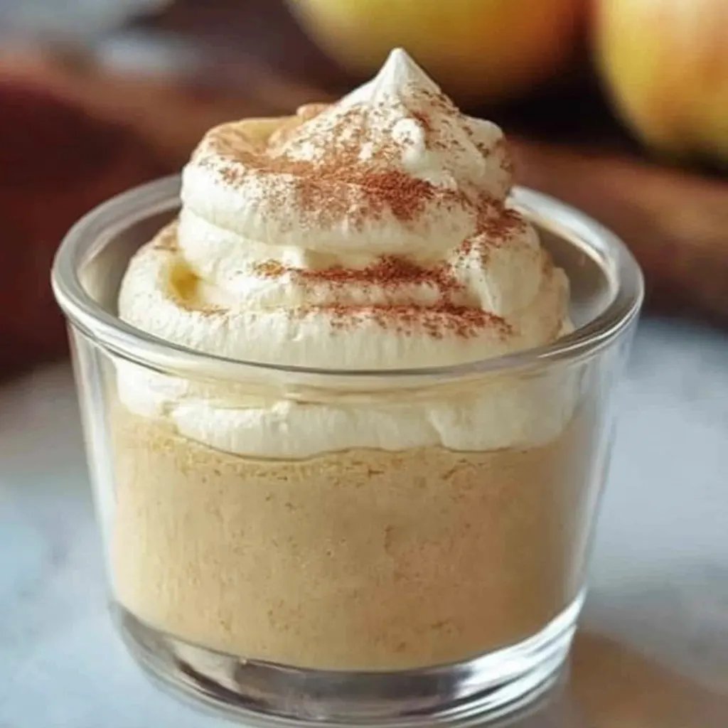 Cremige Zimtcreme mit Apfelmus